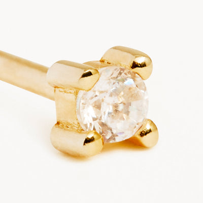 By Charlotte Pure Light Stud Earrings, Gold or Silver