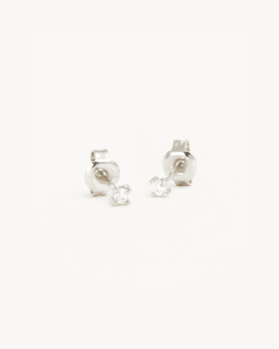 By Charlotte Pure Light Stud Earrings, Gold or Silver