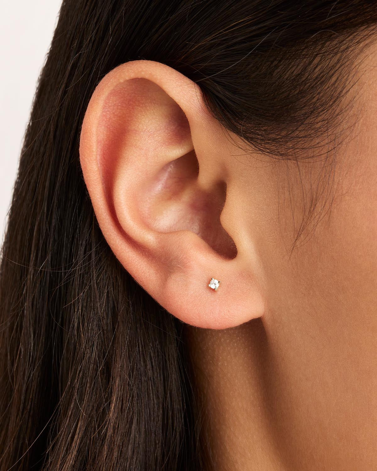 By Charlotte Pure Light Stud Earrings, Gold or Silver