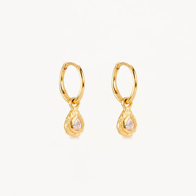 By Charlotte With Love Hoop Earrings, Gold
