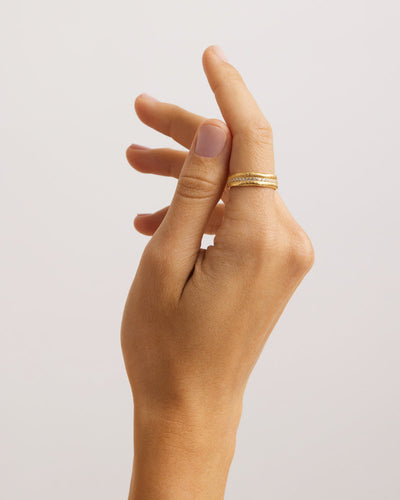 By Charlotte Begin Again Band Ring, Gold