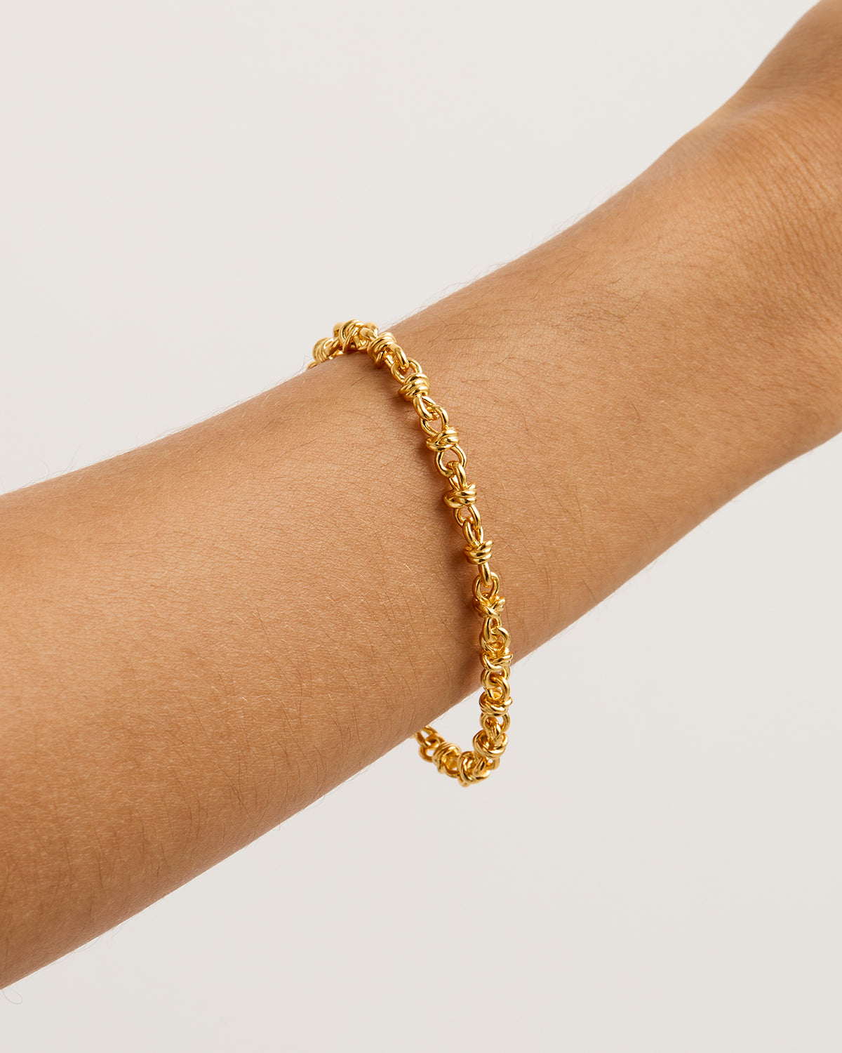 By Charlotte Entwined Bracelet, Gold