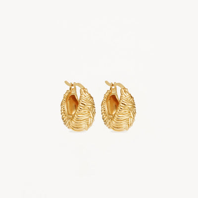 By Charlotte Entwined Hoop Earrings, Gold