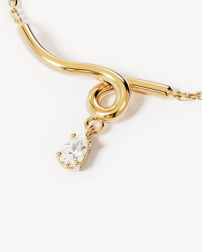 By Charlotte Entwined With You Necklace, Gold