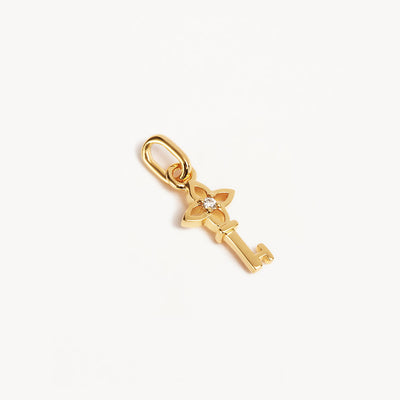 By Charlotte Key To My Heart Pendant, Gold