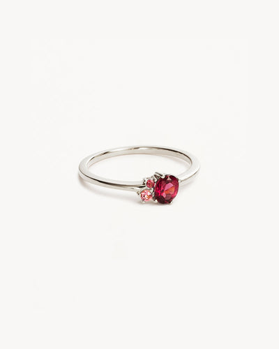 By Charlotte Kindred July Birthstone Ring, Gold or Silver