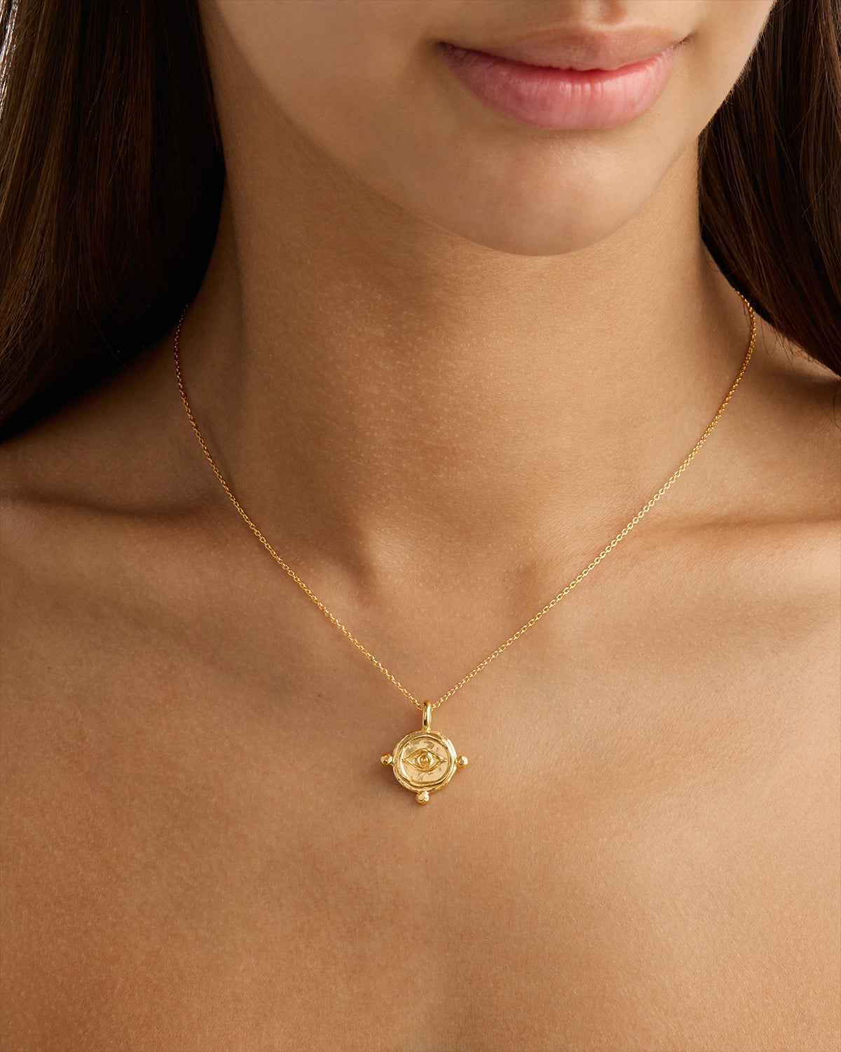 By Charlotte Luck and Love Necklace, Gold