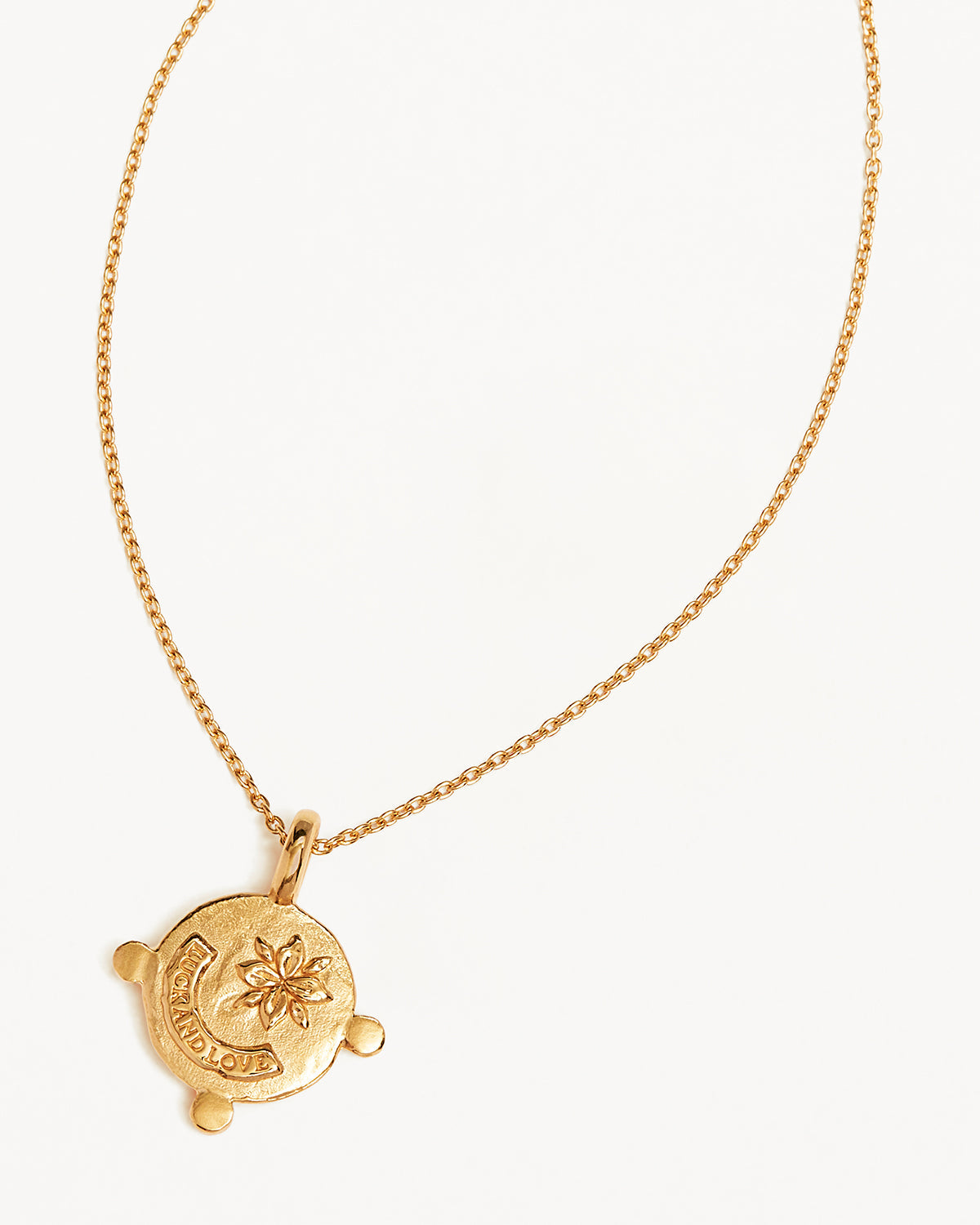 By Charlotte Luck and Love Necklace, Gold