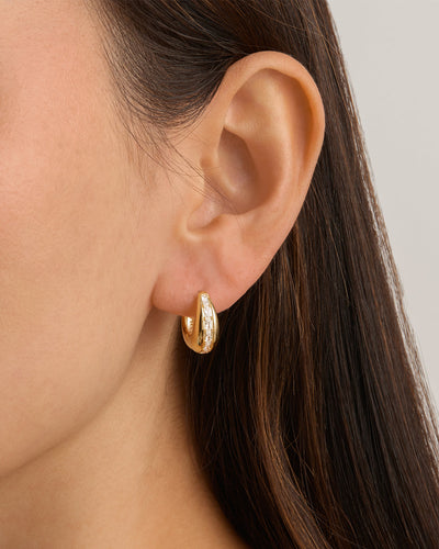 By Charlotte Magic of You Hoop Earrings, Gold or Silver