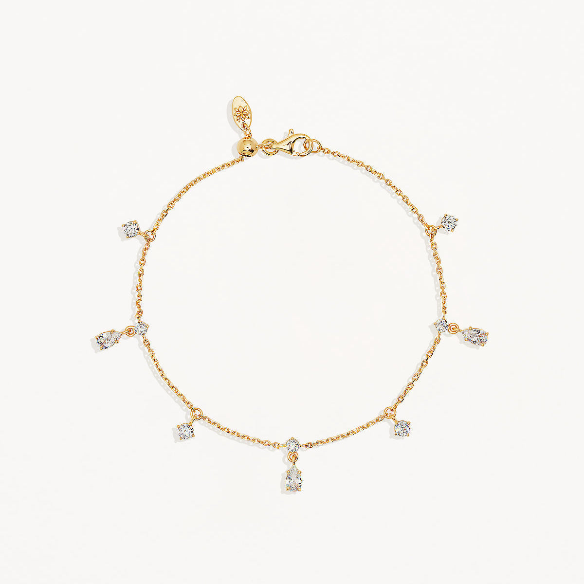 By Charlotte No Rain No Flowers Bracelet, Gold