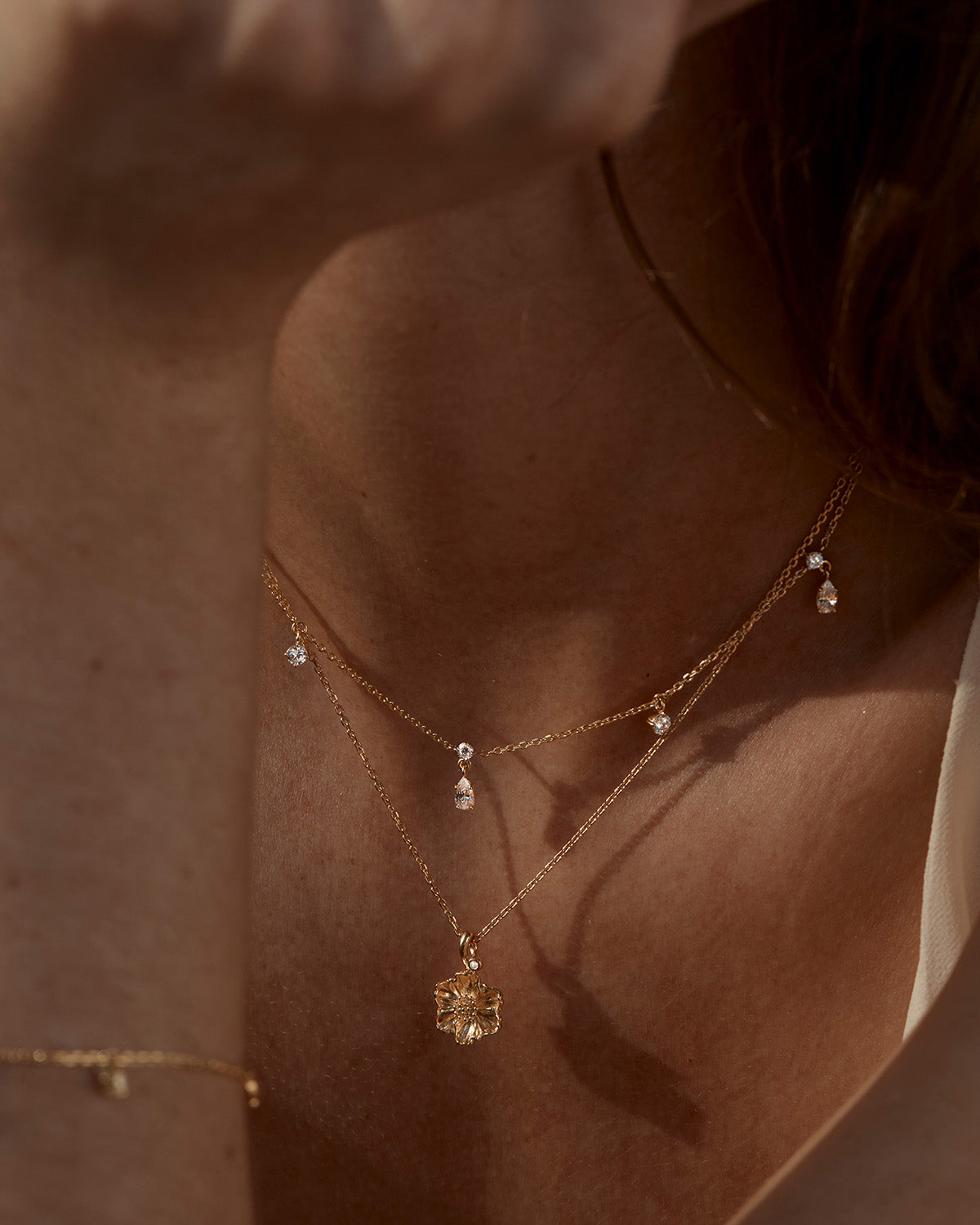 By Charlotte No Rain No Flowers Choker, Gold
