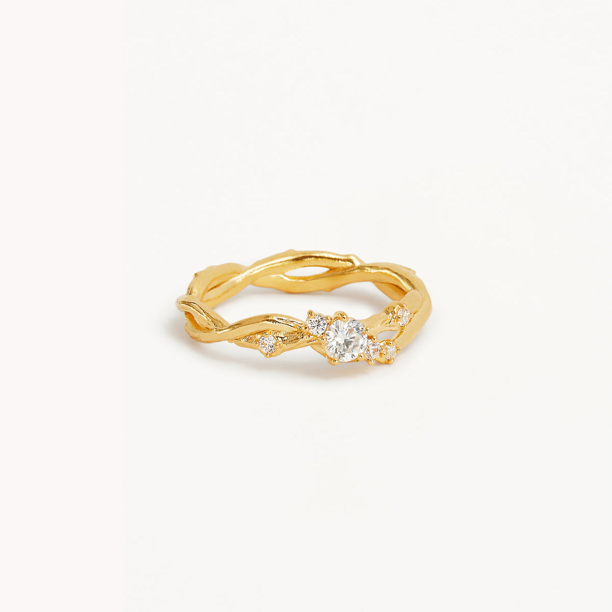 By Charlotte No Rain No Flowers Ring, Gold