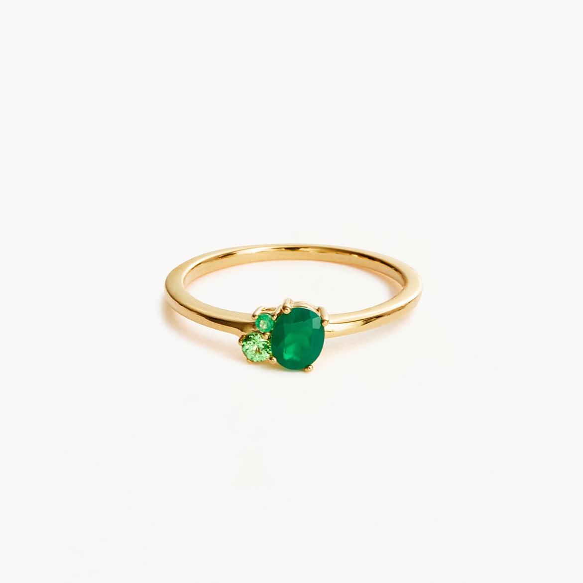 By Charlotte Kindred May Birthstone Ring, Gold or Silver