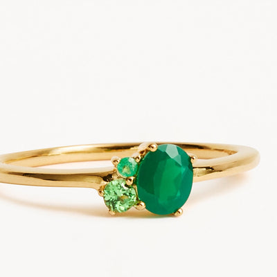By Charlotte Kindred May Birthstone Ring, Gold or Silver