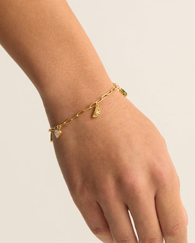 By Charlotte Wanderlust Charm Bracelet, Gold or Silver