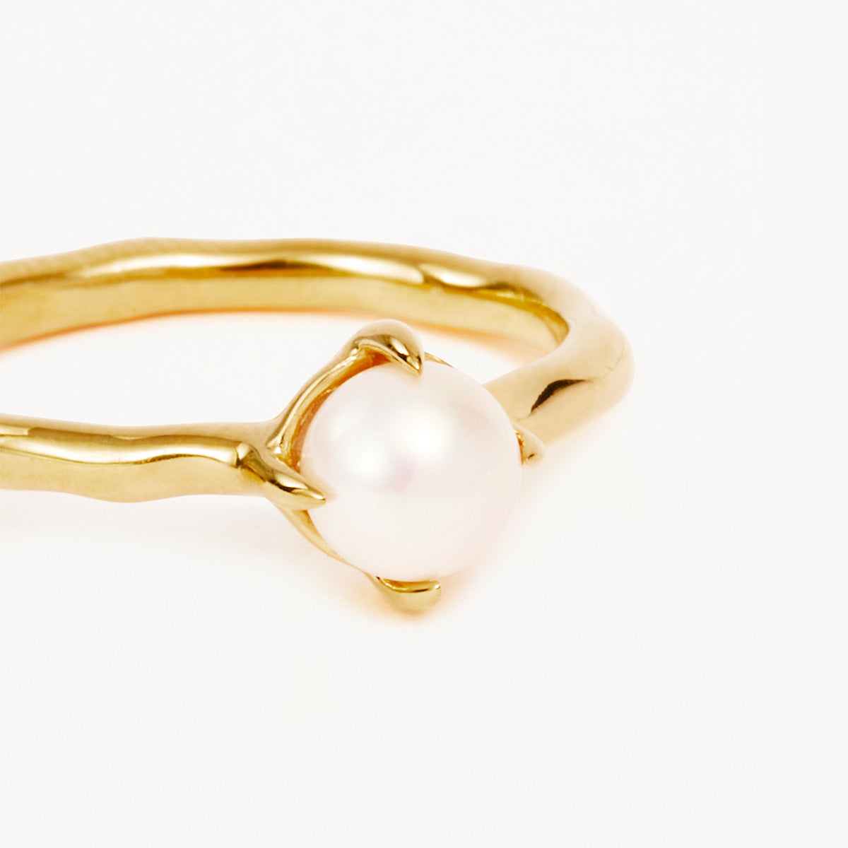 By Charlotte Endless Grace Pearl Ring, Gold