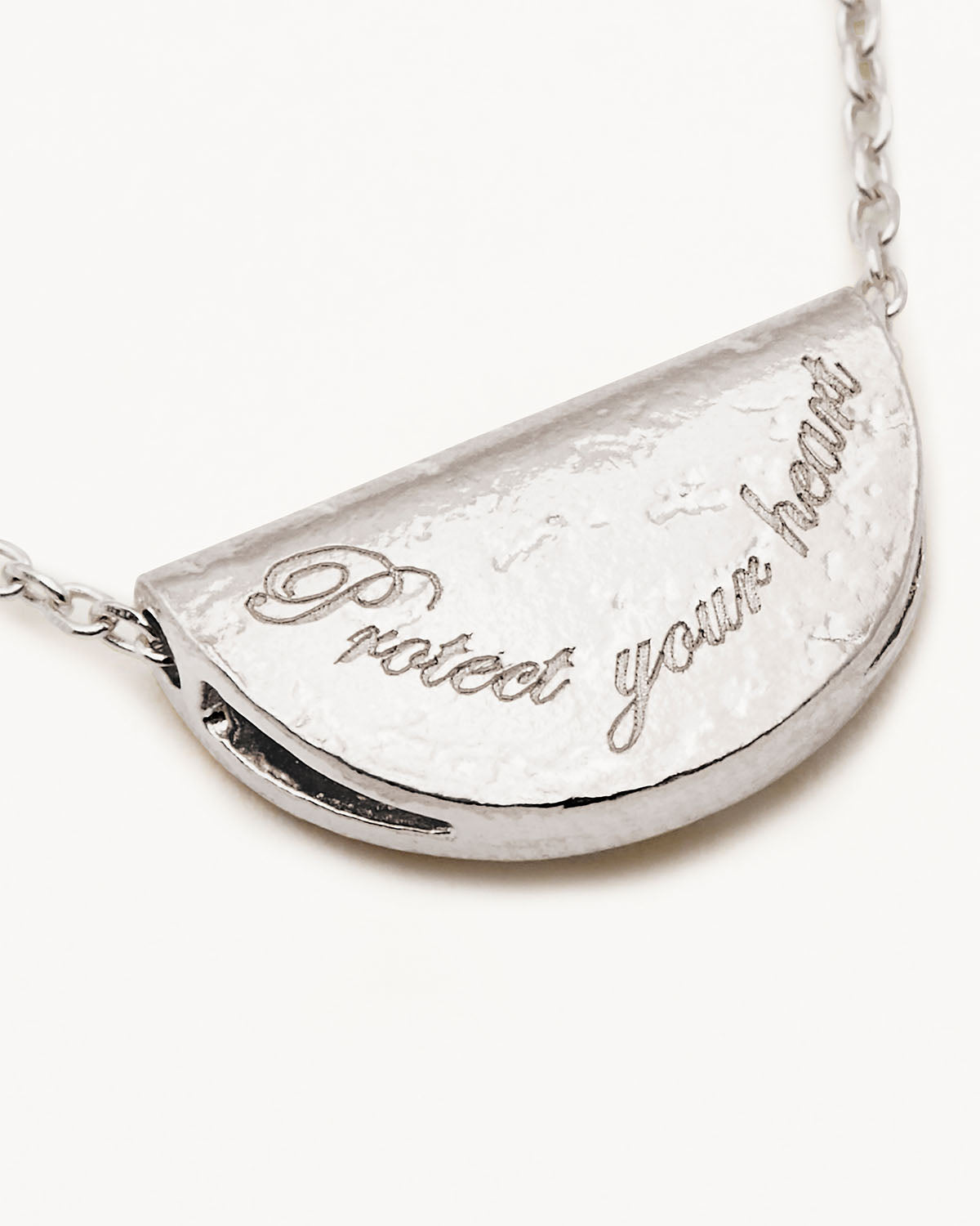 By Charlotte Lotus Birthstone Necklace (August - Peridot), Silver
