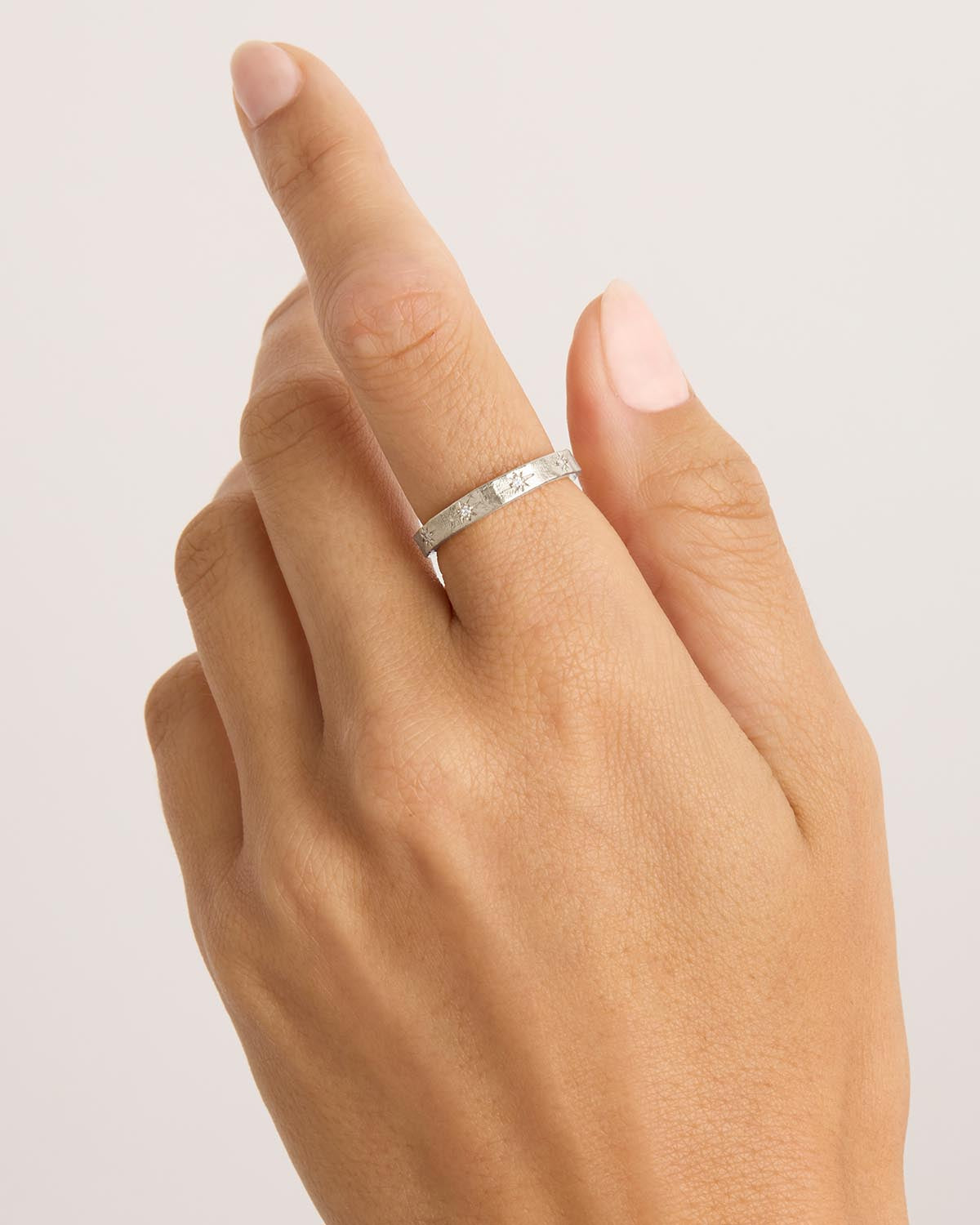 By Charlotte Stardust Ring, Silver