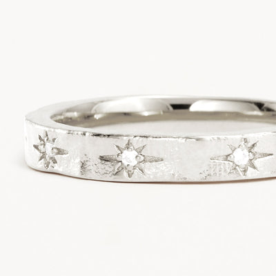 By Charlotte Stardust Ring, Silver
