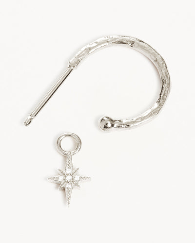 By Charlotte Starlight Hoops, Silver