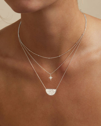 By Charlotte Starlight Necklace, Silver