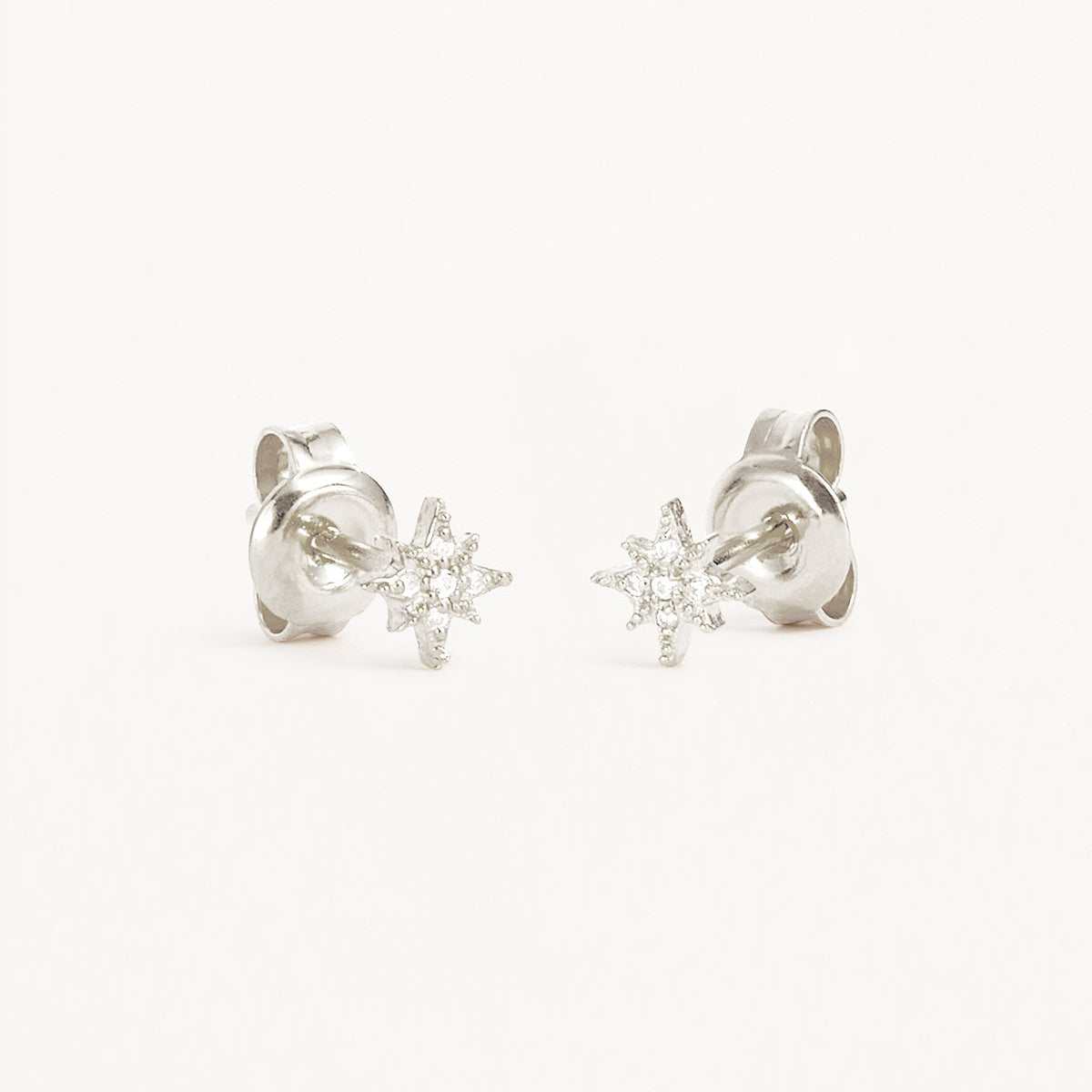 By Charlotte Starlight Stud Earrings, Silver