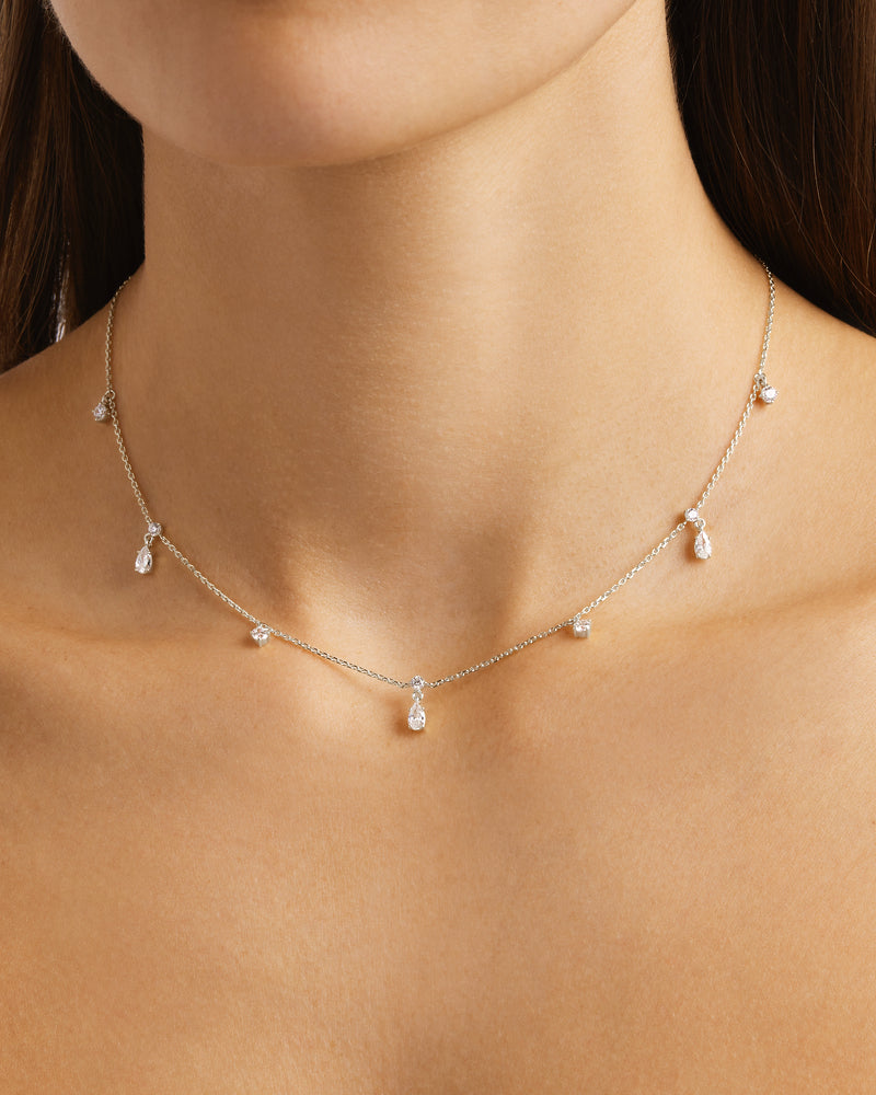 By Charlotte No Rain No Flowers Choker, Silver
