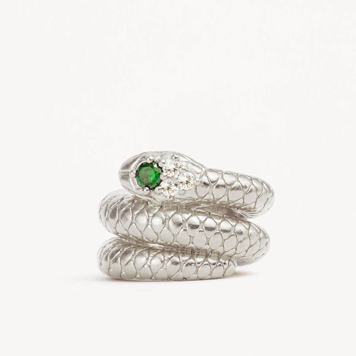 By Charlotte Snake Petal Charm, Silver