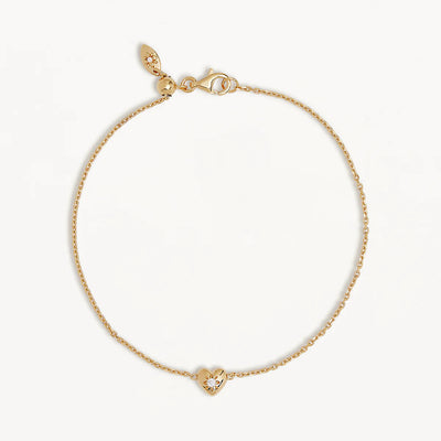 By Charlotte Blooming Hearts Bracelet, Gold
