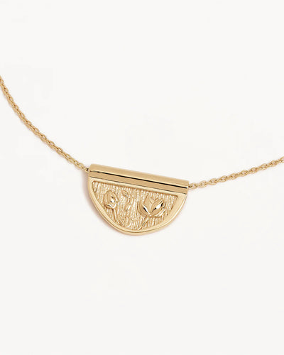 By Charlotte Blooming Together Lotus Necklace, Gold