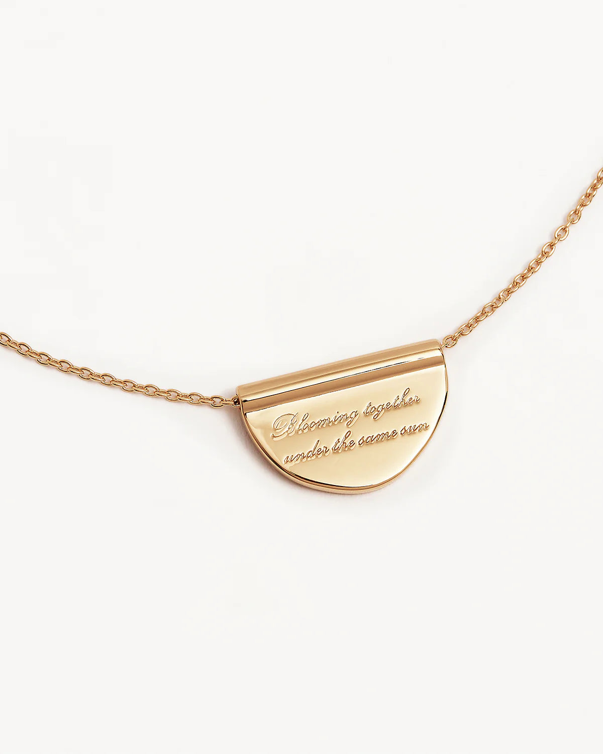 By Charlotte Blooming Together Lotus Necklace, Gold