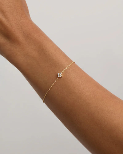 By Charlotte Crystal Bloom Bracelet, Gold
