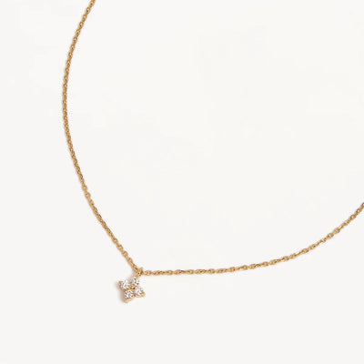 By Charlotte Crystal Bloom Necklace, Gold