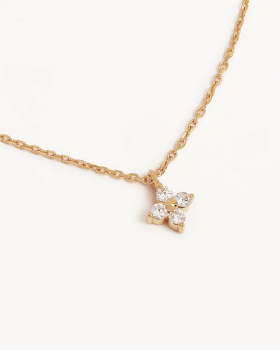 By Charlotte Crystal Bloom Necklace, Gold