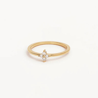By Charlotte Crystal Bloom Ring, Gold