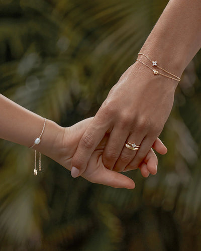 By Charlotte Crystal Bloom Ring, Gold
