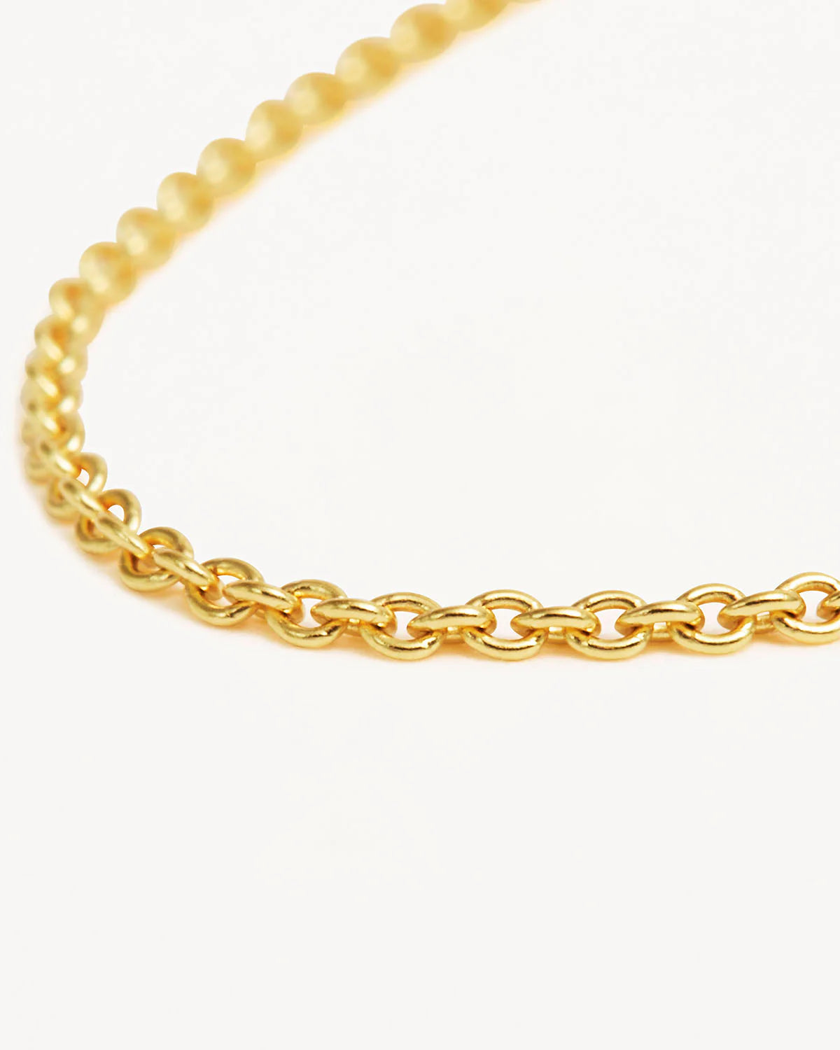 By Charlotte 18" Fine Rolo Chain Necklace Gold