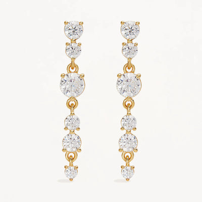 By Charlotte Forever Yours Drop Earrings, Gold