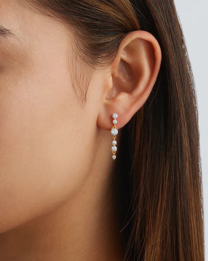 By Charlotte Forever Yours Drop Earrings, Gold