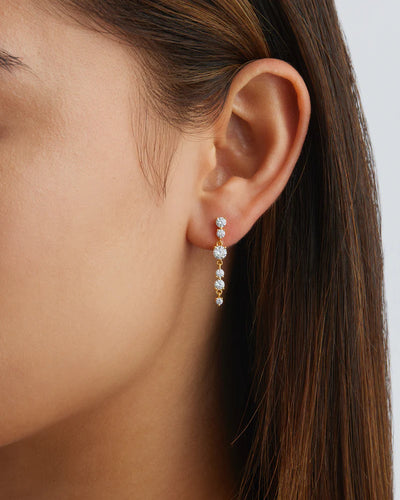By Charlotte Forever Yours Drop Earrings, Gold