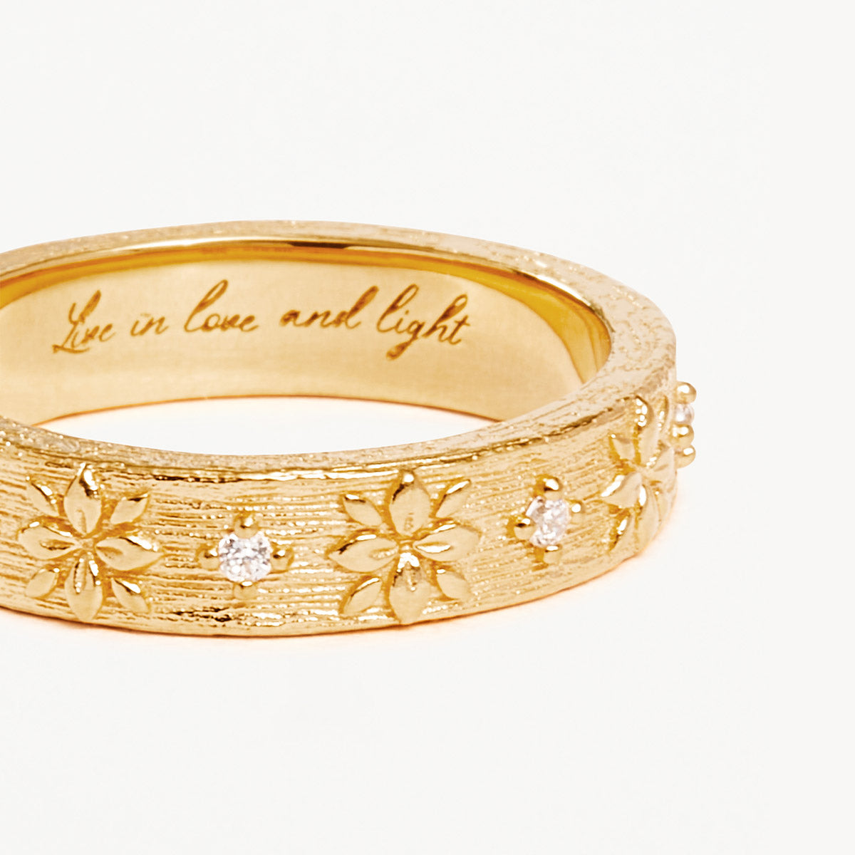 By Charlotte Live in Grace Ring, Gold