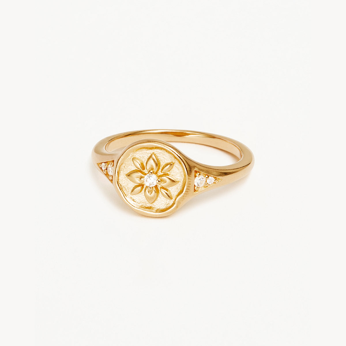 By Charlotte Live in Love Ring, Gold