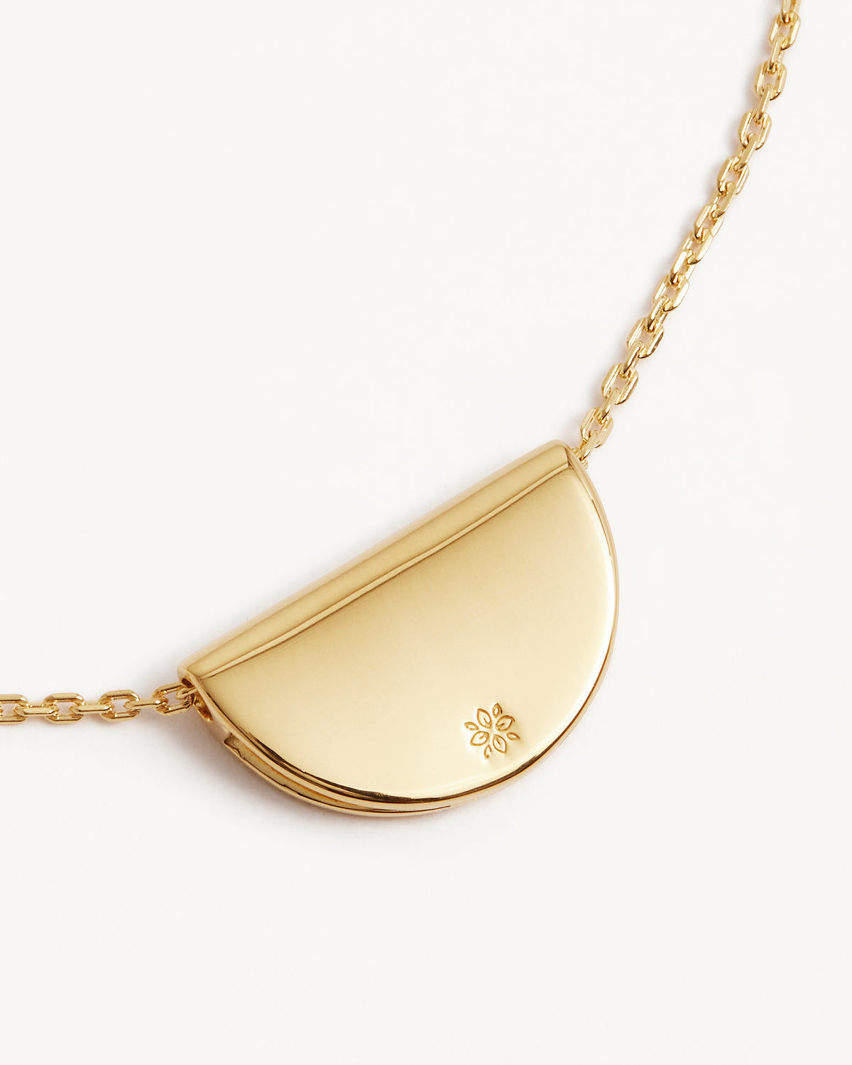 By Charlotte Lotus Short Necklace, Gold