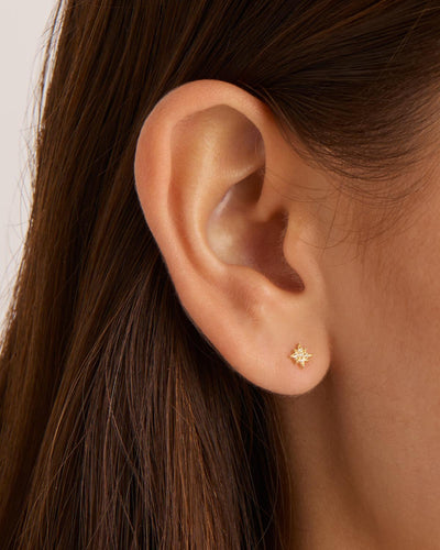 By Charlotte Starlight Stud Earrings, Gold