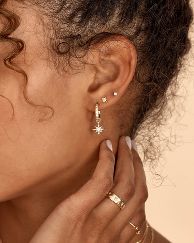 By Charlotte Starlight Stud Earrings, Gold