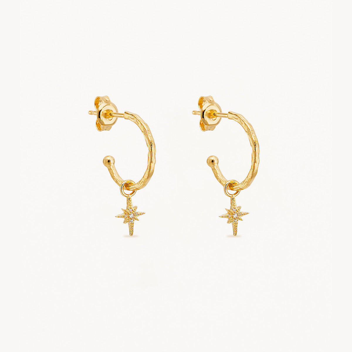 By Charlotte Starlight Hoops, Gold