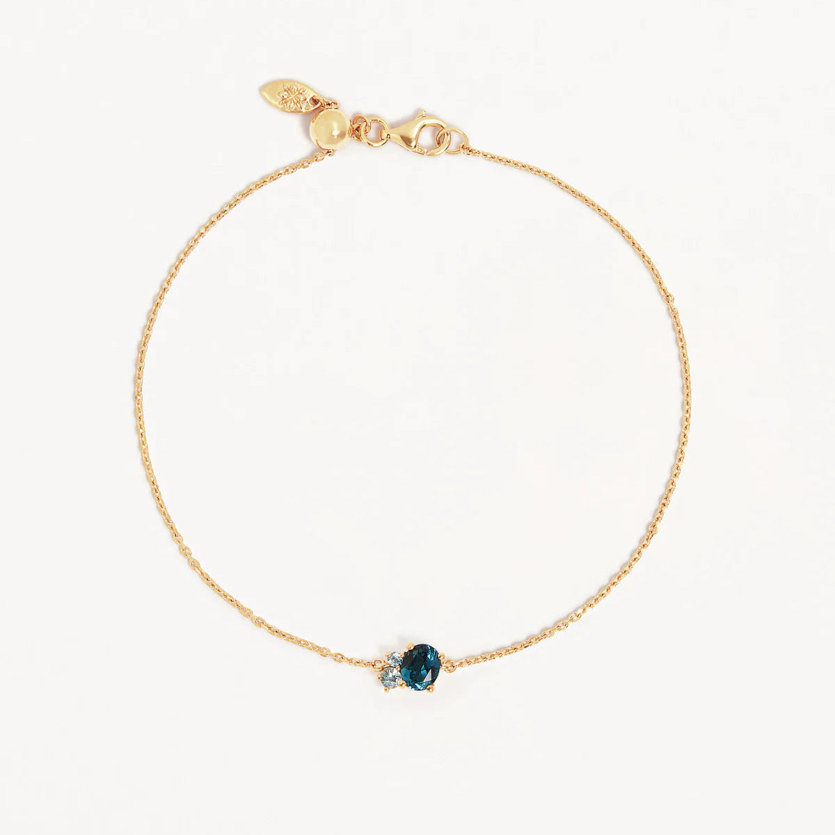 By Charlotte Kindred December Birthstone Bracelet, Gold or Silver