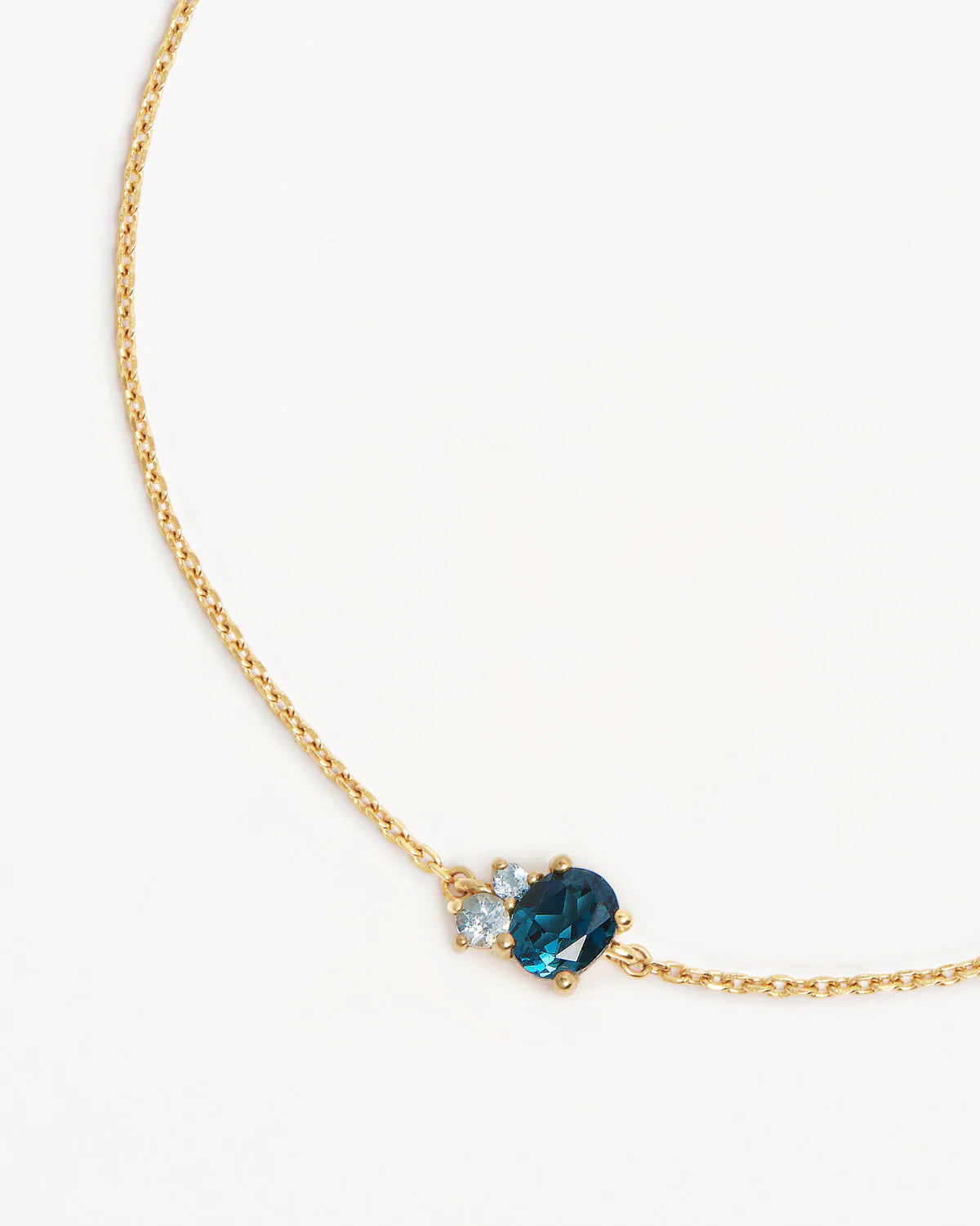 By Charlotte Kindred December Birthstone Bracelet, Gold or Silver