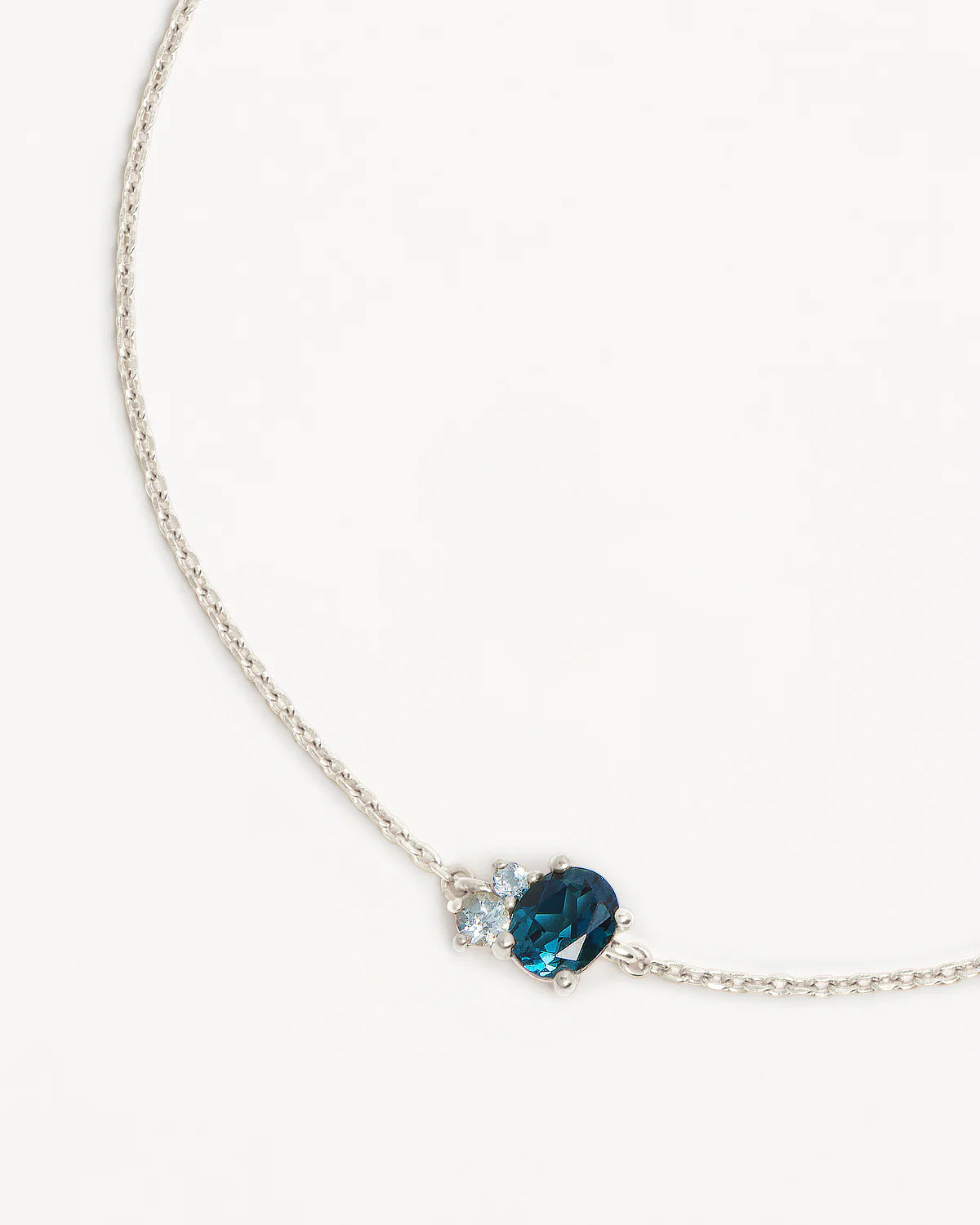 By Charlotte Kindred December Birthstone Bracelet, Gold or Silver