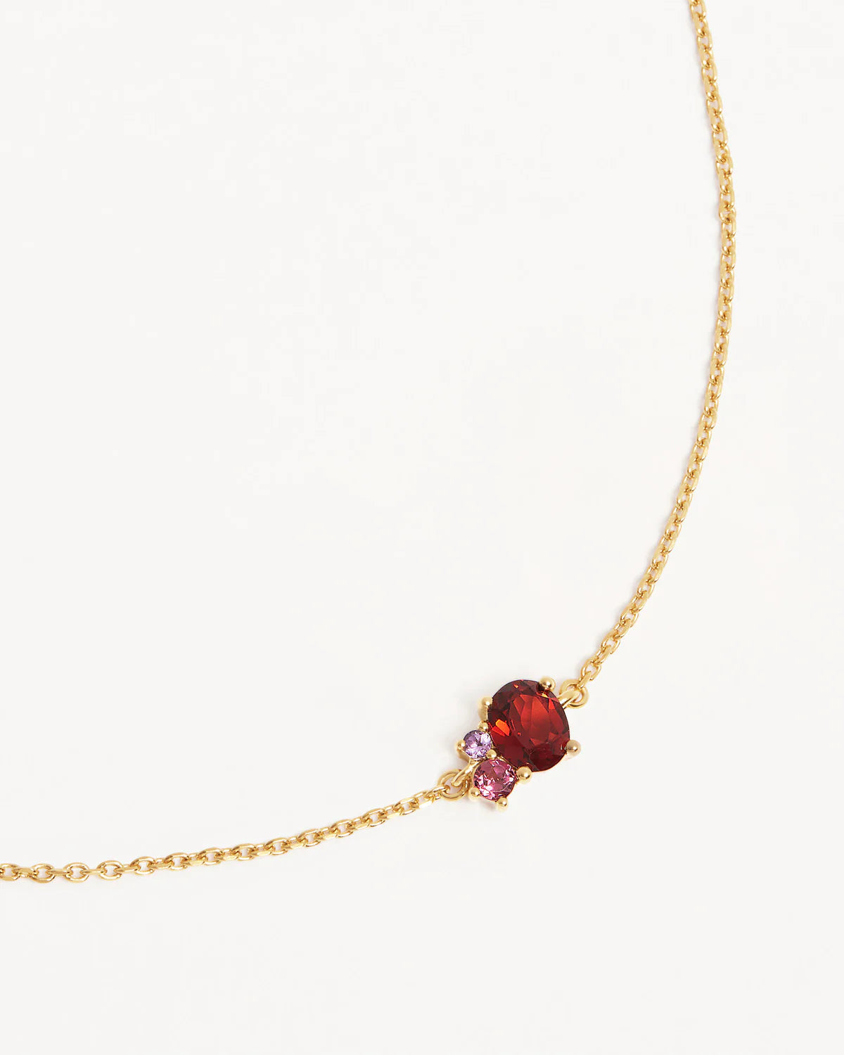 By Charlotte Kindred January Birthstone Bracelet, Gold or Silver